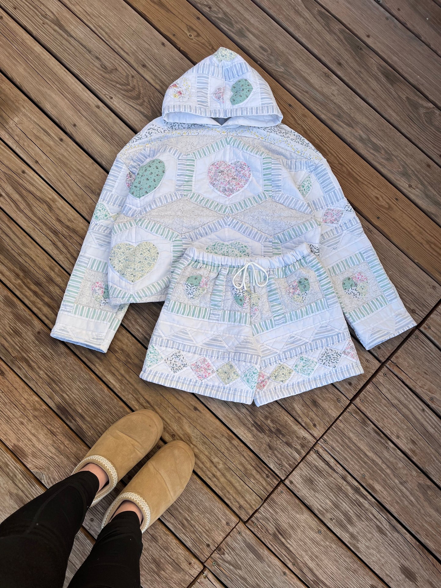 Sweet tart quilted set (L/XL)