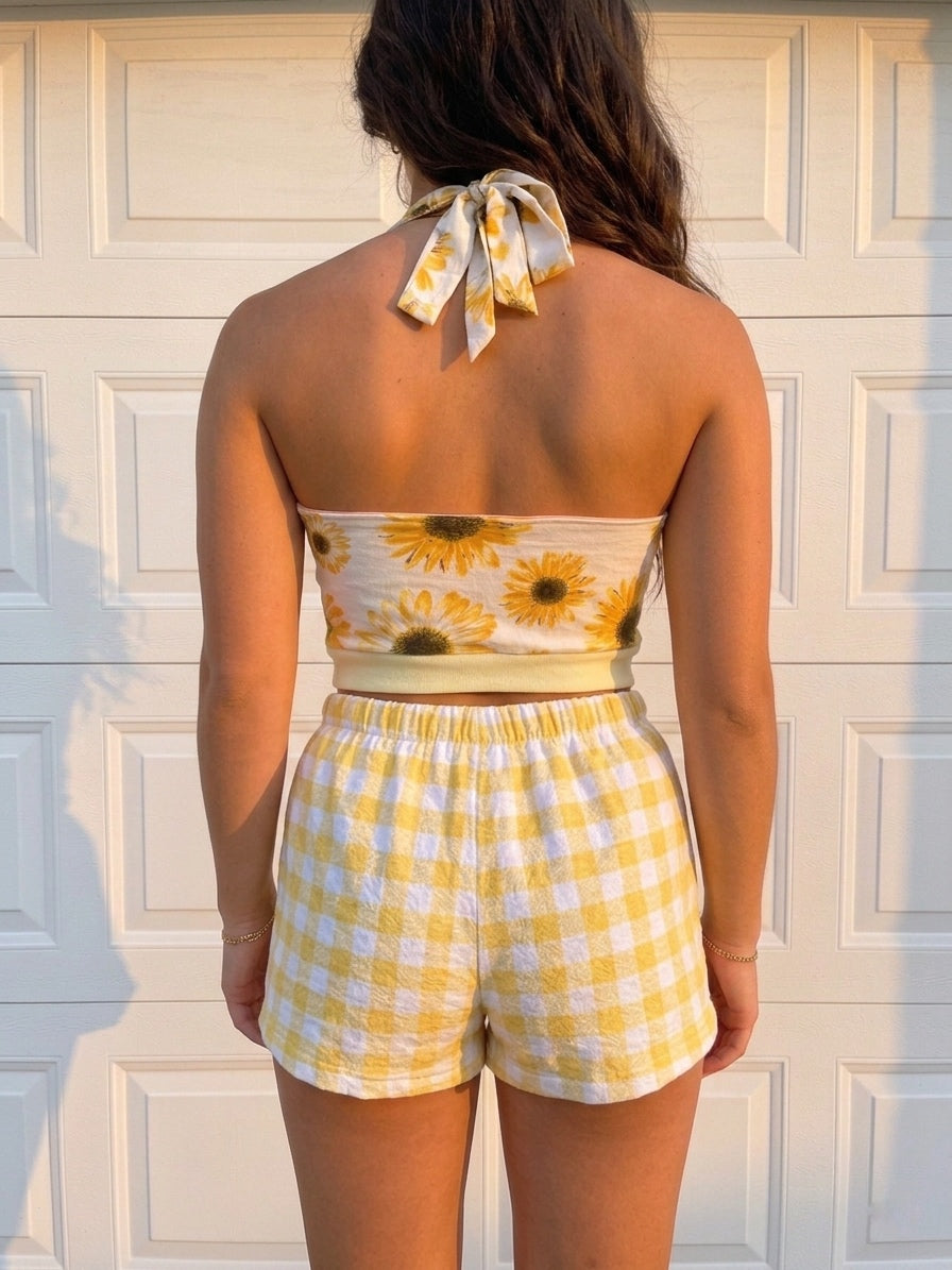 Sunflower fields matching set (S)