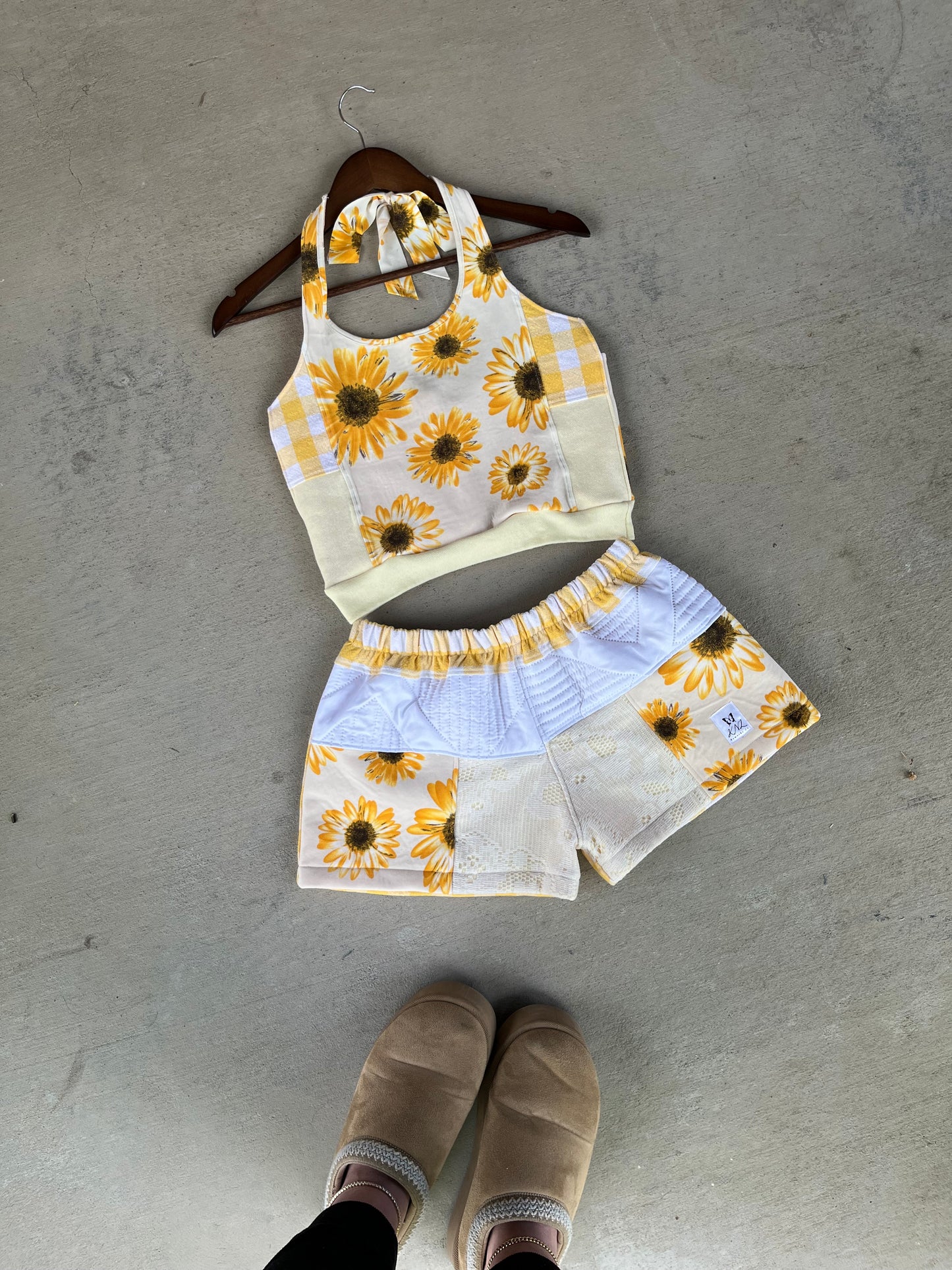 Sunflower fields matching set (S)