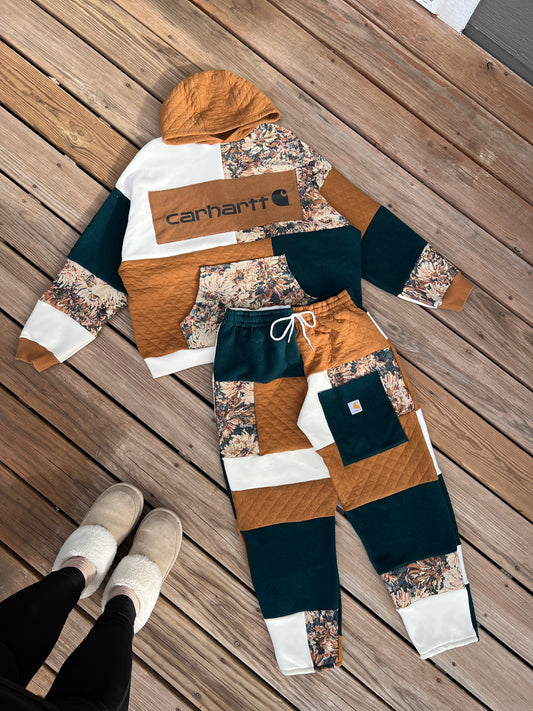 Custom patchwork matching set